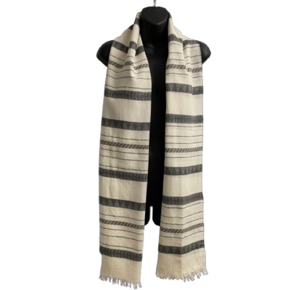 Eileen Fisher NWOT Cotton Linen Blend Scarf